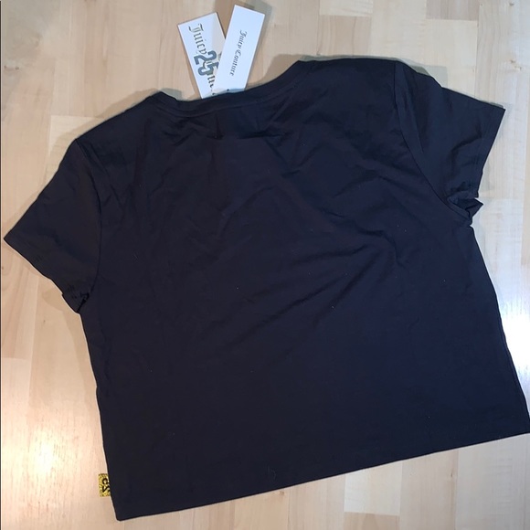 JUICY COUTURE 25th Anniversary Gold Crown Crop T - Picture 6 of 8